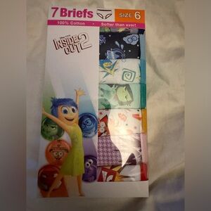 Disney Inside Out 2 Kids Briefs - Multicolor